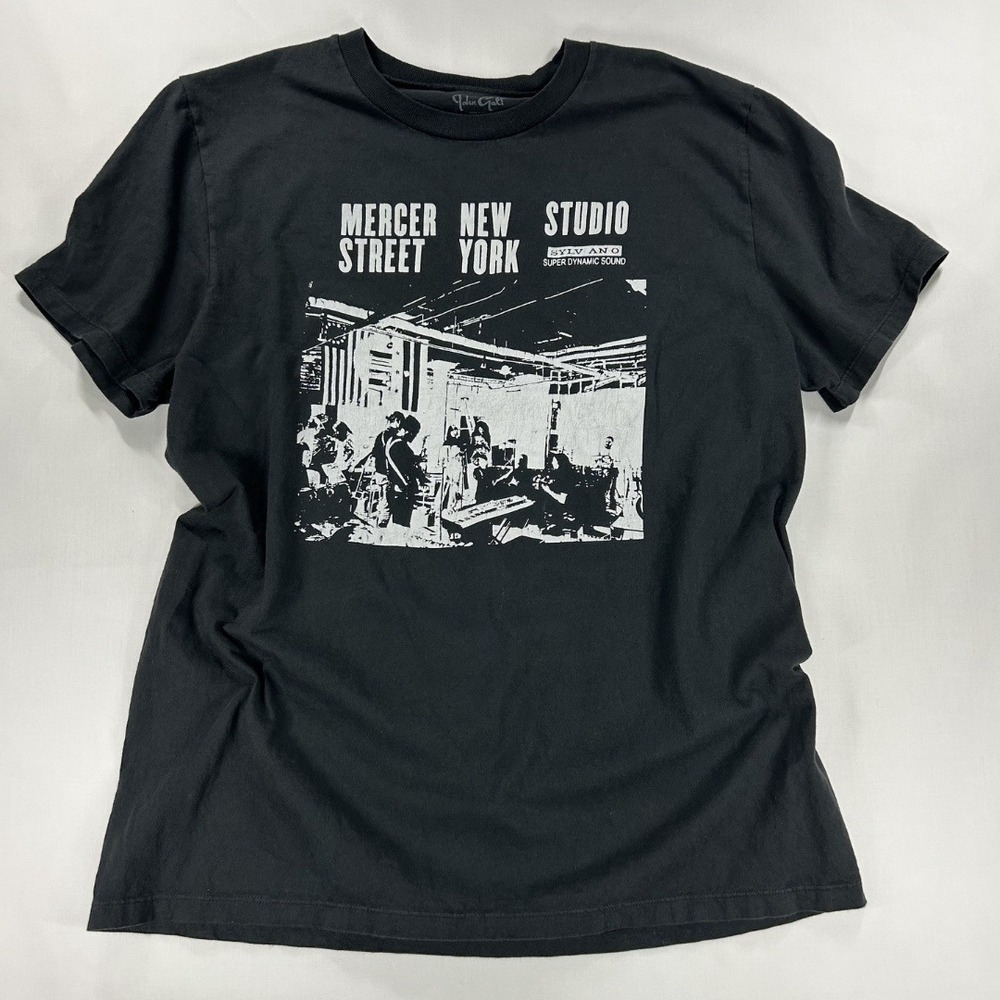 Brandy Melville John Galt Woman's Graphic T-Shirt Black Mercer Street Studio